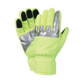 Safety Green Gloves w/Reflective Tape/High Vis Cold Protection (size: 2XL)
