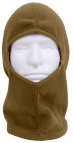 Polar Fleece Balaclava – Full Cold Weather Face Protection (Color: Coyote Brown)