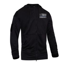 Thin Blue Line Concealed Carry Zippered Hoodie - CCW Apparel (size: S)
