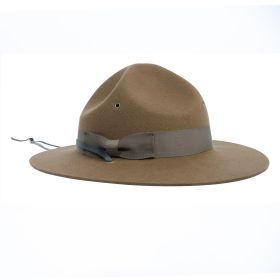 Campaign Hat – Iconic Military Felt Design/Roleplay or Real Use (Head Size: 7 1/2)