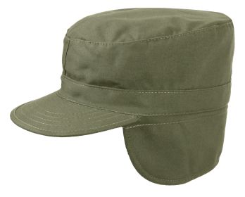 G.I. Combat Cap With Flaps – Cold Weather and Field Patrol Hat (Head Size: 7 3/4)