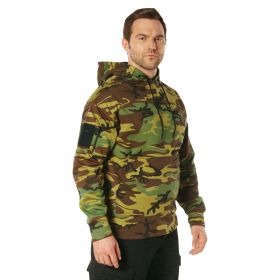 Concealed Carry Hoodie – Discreet EDC Pullover/Long Sleeve (Color: US Woodland Camo, size: M)