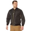 Lightweight Nylon MA-1 Flight Jacket – Spring/Fall Windbreaker