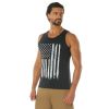 Distressed U.S. Flag Tank Top – Patriotic Lightweight/Comfy Shirt