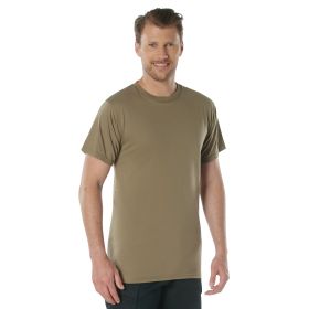 AR 670-1 Coyote Brown T-Shirt – Authorized Military Base Layer (size: S)
