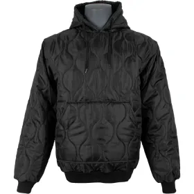 Pullover Woobie Hoodie – Insulated for Cold Weather & Survival (Option: BLACK  M)