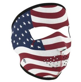 NEOPRENE THERMAL FACE MASK (Option: USA FLAG)