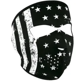 Neoprene Thermal Face Mask: Weather-Resistant Full Protection (Option: B & W VINTAGE FLAG)