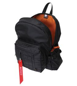 MA-1 Bomber Backpack – Classic Flight Jacket Inspired Design (Color: Black)