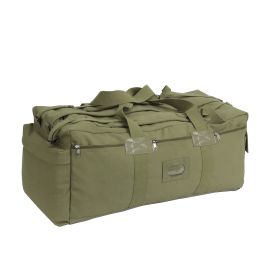 Tactical Duffle Bag – Heavyweight Canvas Gear Pack/Storage (Color: Olive Drab)
