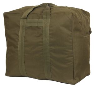Enhanced Aviator Kit Bag – Heavy Duty Nylon Gear Carrier (Color: Olive Drab)