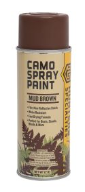 Camouflage Spray Paint – Durable Military-Grade Finish/Outdoor (Color: Mud Brown)