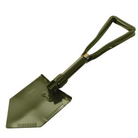 Deluxe Tri-Fold Shovel – Heavy-Duty Folding Entrenching Tool (Options: Without Cover)