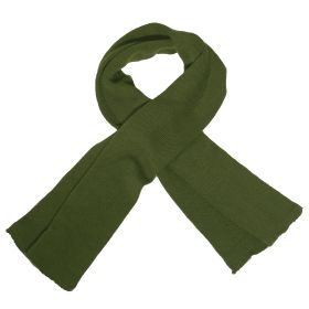 Military Wool Scarf - Warm/Lightweight Insulation f/Cold Weather (Color: Olive Drab)