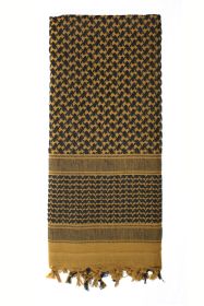 Lightweight Shemagh Scarf – Multi-Use Survival Headwrap/Scarf (Color: Coyote Brown)