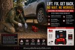 Electric 5T Hydraulic Car Jack – DC12V Vehicle Crisis Repair Kit