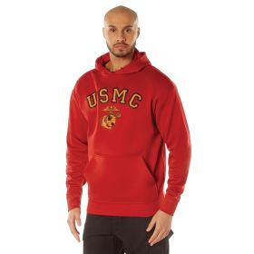 USMC Eagle, Globe, and Anchor Pullover Hoodie – Marine Pride (size: S)