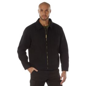 Rothco Canvas Work Jacket – Durable Comfort for Tough Jobs (Color: Black, size: S)