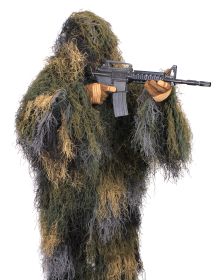 Lightweight Ghillie Jacket: Concealment for Survival/Tactical Use (size: M / L)