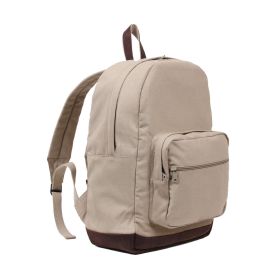 Canvas Teardrop Backpack - Everyday Carry for Emergency Use (Color: Khaki)