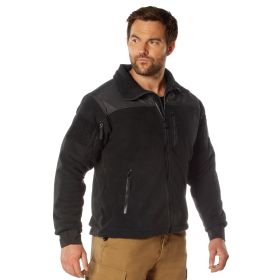 Spec Ops Tactical Fleece Jacket – Cold Weather Duty Layer (Color: Black, size: L)