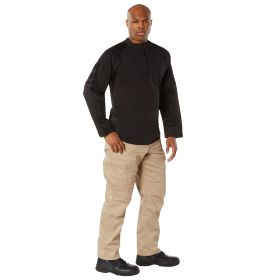 Fire Retardant NYCO Combat Shirt – 1/4 Zip Tactical Duty Top (size: S)