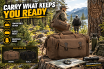 Canvas Stay Travel Duffle Bag – Convertible for Gear and Travel