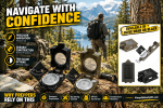 Deluxe Marching Compass – Precision Navigation for Survival