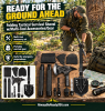 Folding Tactical Survival Shovel w/Multi-Tool Accessories/Gear