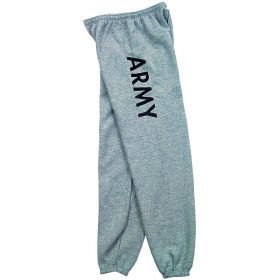 ARMY MENS SWEATPANT GREY (Option: L *DS)