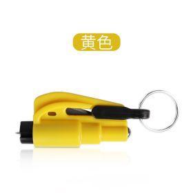 Multifunctional Car Emergency Escape Hammer - Lifesaving Tool (Color: Yellow)