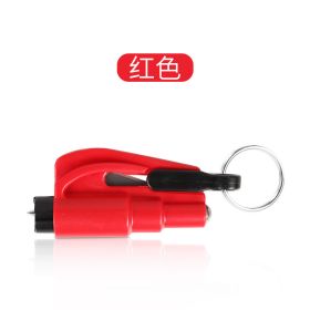 Multifunctional Car Emergency Escape Hammer - Lifesaving Tool (Color: Red)