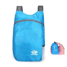 20L Waterproof Survival Pack – Lightweight Emergency/Go-Bag (Color: Lake Blue)