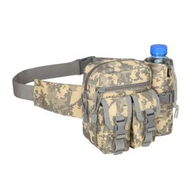 Adjustable Camouflage Waist Bag: Tactical /Survival Gear Carrier (Color: ACU)