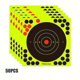 Self-Adhesive Shooting Target Stickers - Range Practice/Training (Quantity: 50pcs)