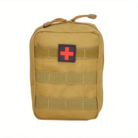 Multifunctional MOLLE Med Kit: Emergency/Survival Trauma Bag (Color: Khaki)