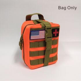 MOLLE Tactical First Aid Bag – IFAK Pouch for Med Response (Color: Orange)