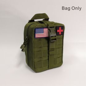 MOLLE Tactical First Aid Bag – IFAK Pouch for Med Response (Color: Army Green)