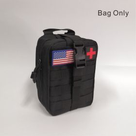 MOLLE Tactical First Aid Bag – IFAK Pouch for Med Response (Color: Black)