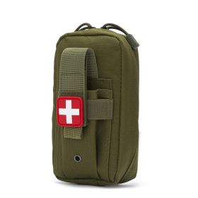 EDC First Aid Pouch w/Tourniquet Holder – Survival Med Gear (Color: Army Green)