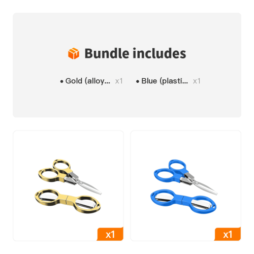 Folding Scissors for Survival/Fishing Line: Precision Cutting Tool