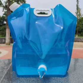 Portable Folding Water Storage – Outdoor & Survival Water Tank (Capacity: 10L Blue Belt Faucet)