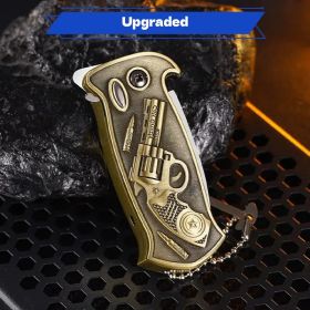 "3-in-1 Tactical Lighter – Butane Flame + Bottle Opener + Survival Tool – Perfect Men's Gift" (Color: Revolver style)