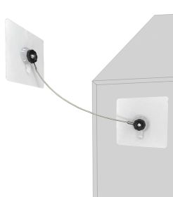 Stainless Steel Furniture Anchor Straps for Emergency Safety (Item Weight: 8.8 ounces)