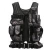 Tactical MOLLE Combat Vest w/Magazine Pouches/Black Python