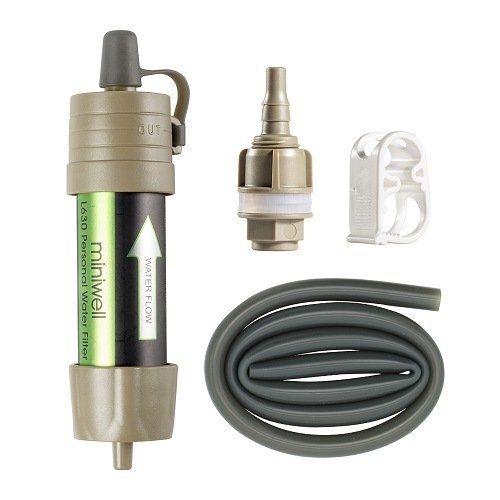 Miniwell Portable Camping Water Filter System with 2000 Liters Filtration Capacity for Outdoor Emergency Survival Tool Miniwell Portable Camping Water Filter System with 2000 Liters Filtration Capacity for Outdoor Emergency Survival Tool