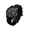 Survival Paracord Bracelet Watch - LED Light/Emergency Tools