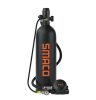 2L Single-bottle respirator diving equipment.  Constant pressure 2 Mpa breathing 25-30Minutes snorkel mask snorkeling tube protective back bag