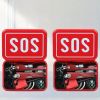 8ps Survival Kit: Flint/MultiTool Set/Home/Outdoor Preparedness