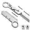 Compact Folding Survival Knife with Stainless Steel Blade: Sharp